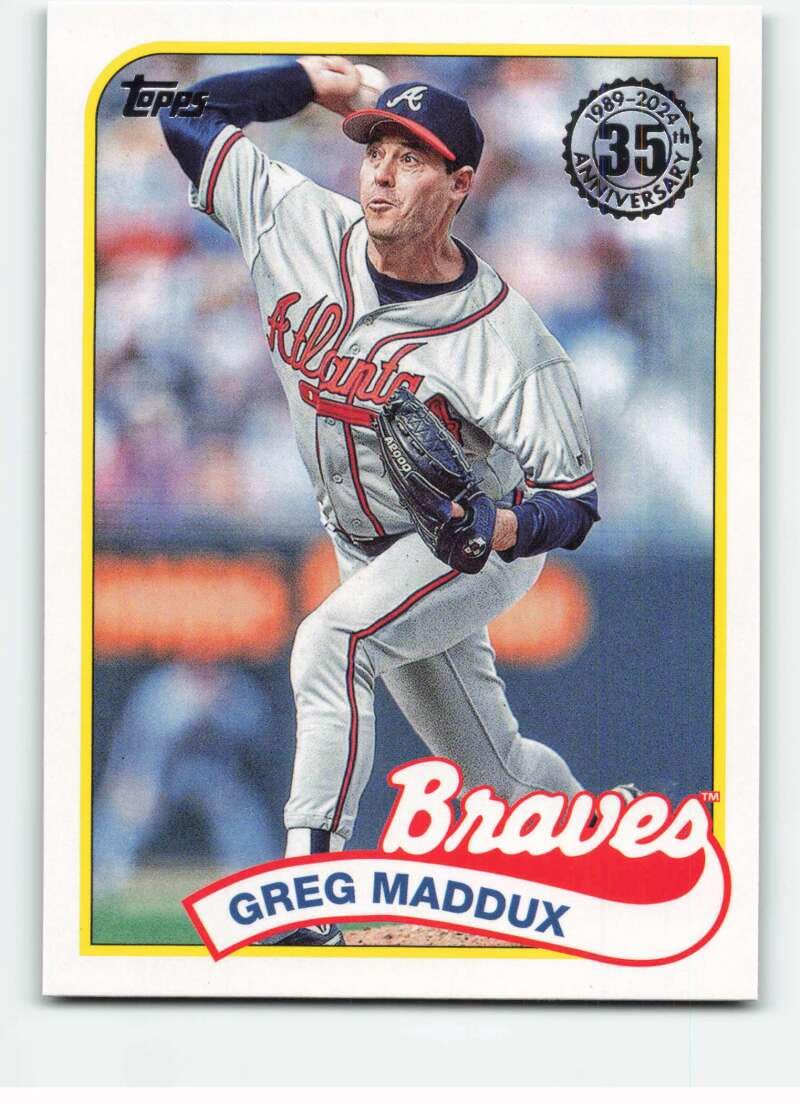 Amazon.com: 2024 Topps 1989 Baseball #89B-86 Greg Maddux Atlanta
