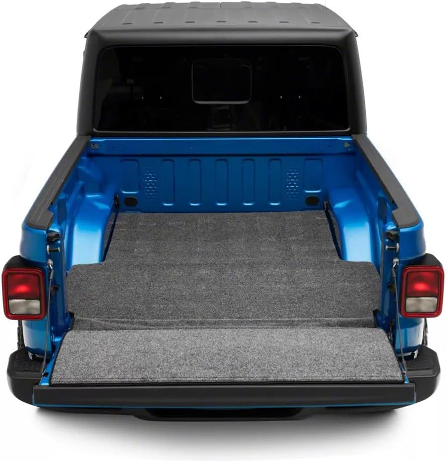 bedrug xlt bed mat | fits 2020 - 2024 jeep gladiator 60.3 bed, charcoal grey | xltbmj20sbs