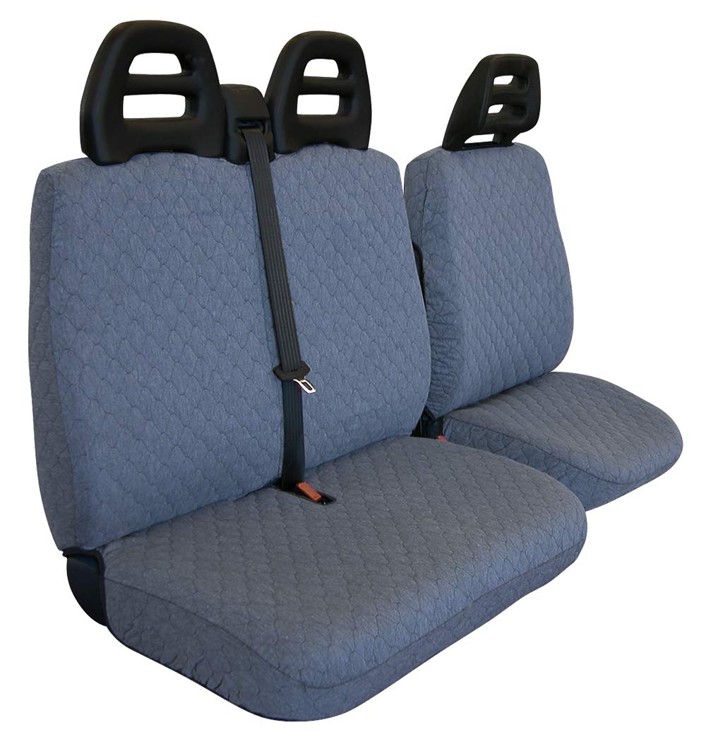 Couvre-sièges pour fourgon utilitaire CORA 001702460 gris-bleu résistant - 5