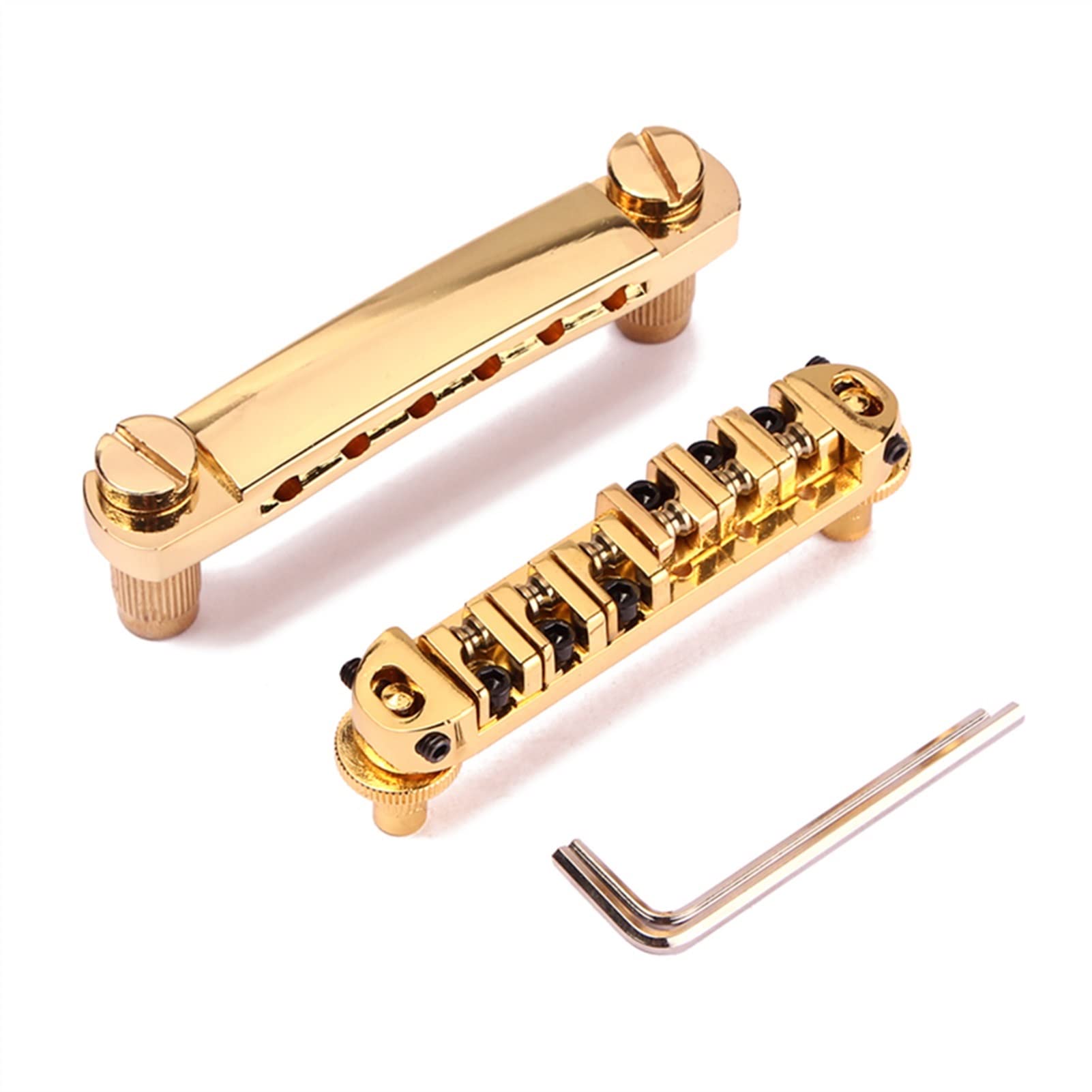 Parti di ricambio chitarra Ponte Di Sella In Oro Per Chitarra Elettrica