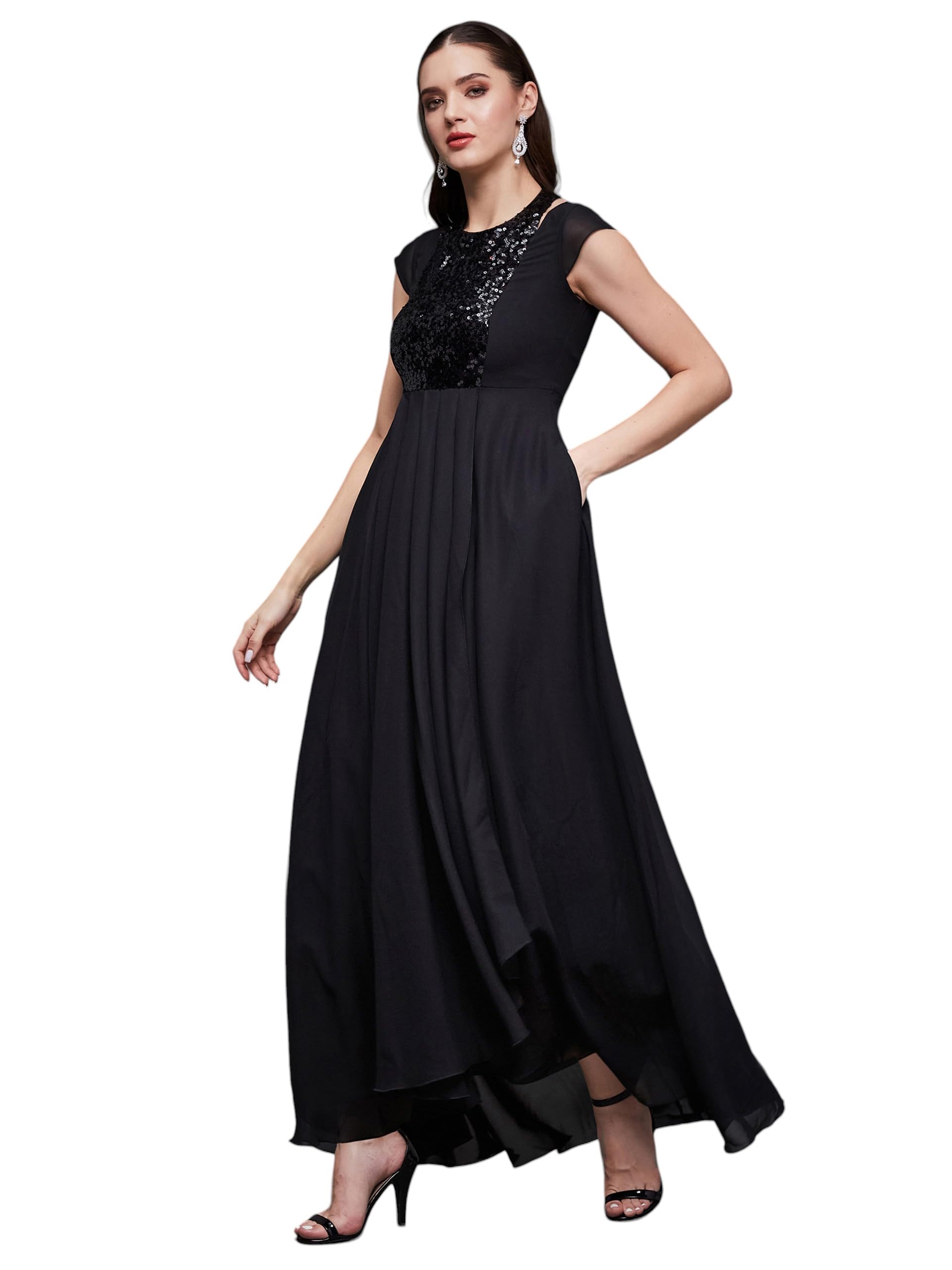 Robe longue col rond confortable : masquez les complexes, sublimez l'allure