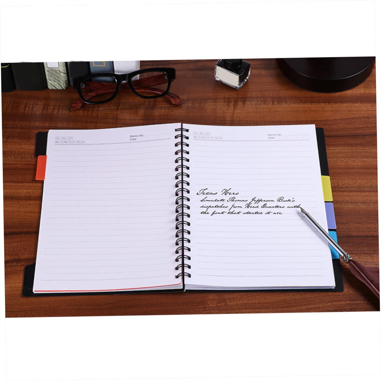 NUOBESTY 16k-spulen Notebook 2 Stück Schwarz Papier Notizblock