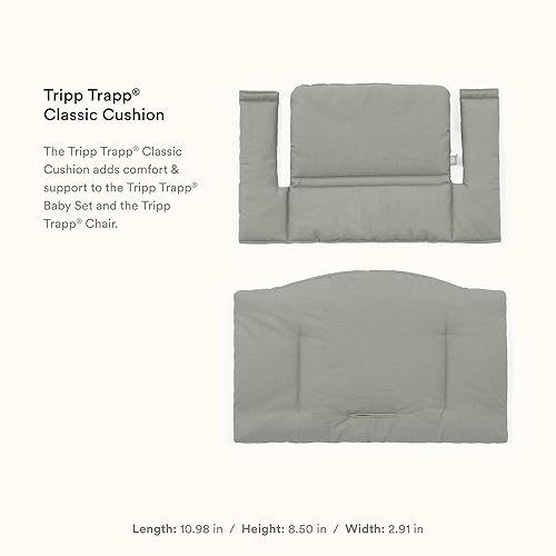 Miniatura 3 de Tripp Trapp - Cojín para bebé color gris nórdico - Añade suavidad apoyo y comodidad a tu juego de bebé Tripp Trapp - Lavable a máquina  fabricado