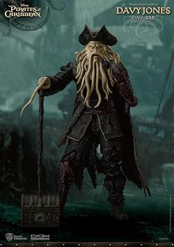 Beast Kingdom Pirates of The Caribbean at Worlds End Davy Jones DAH-029 Dynamic 8ction Heroes Action Figure, Multicolor