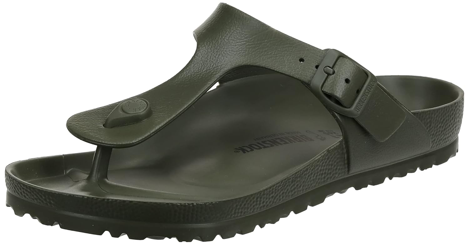 Birkenstock Unisex Gizeh Essentials EVA Sandal Khaki 40 R EU