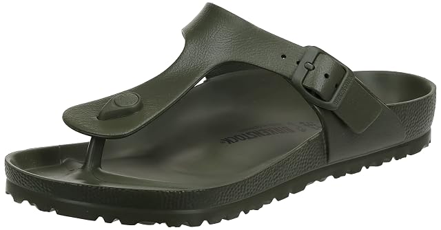 Birkenstock Unisex Gizeh Essentials EVA Sandal Khaki 40 R EU
