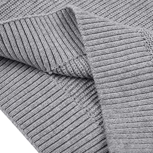 Image of Kid Nation Boys Sweater Cotton Quarter Zip Sweater Kids Cable Knit Pullover | Casual 1 /4 Zip Sweater for Child 3-14 Years (Previously Amazon Essentials)