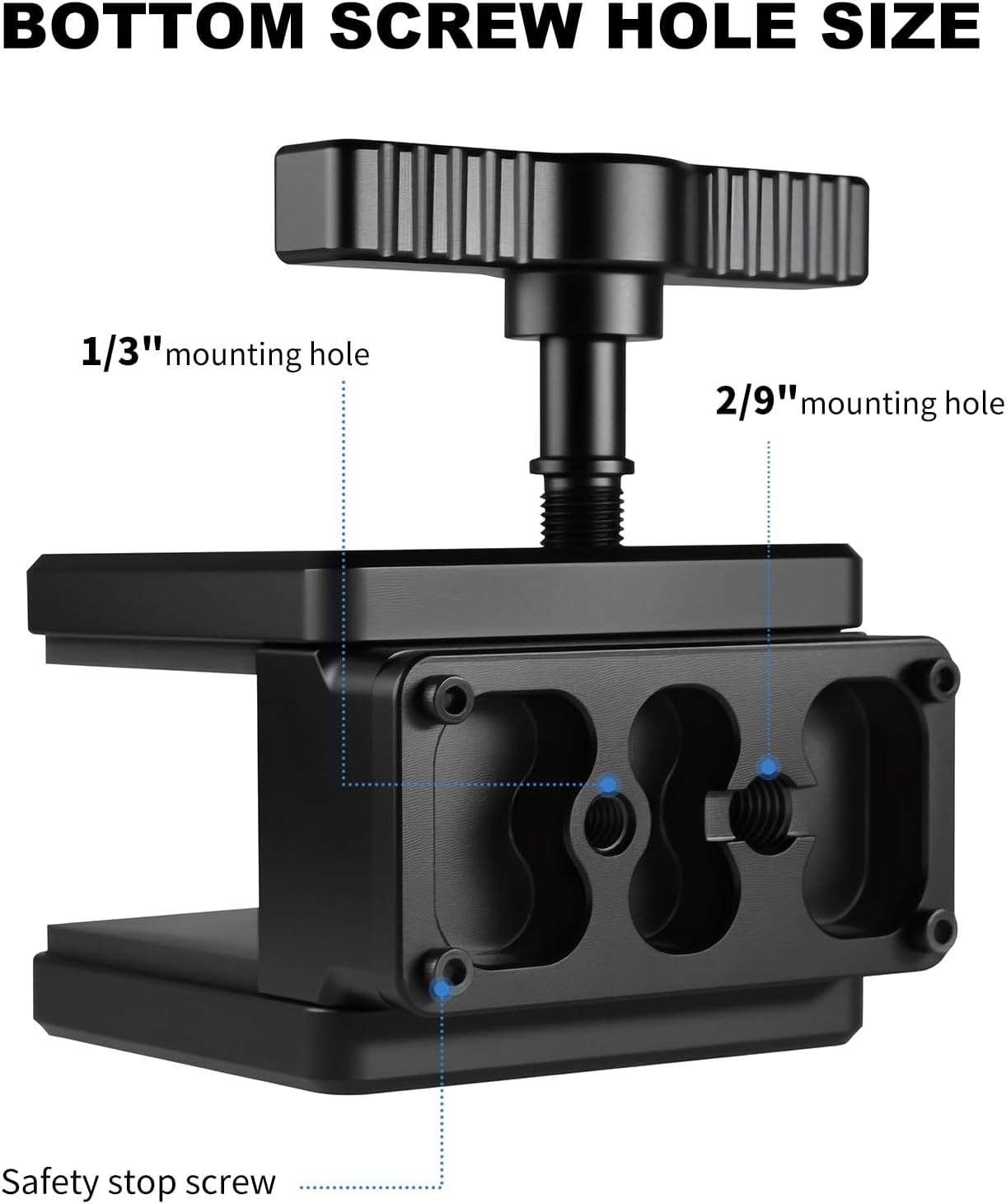 Rifle Saddle Mount, Hunting Shooting Tripod Rest with Quick Release Plate, Universal Rest Head Clamp Mount for Shooting, Hunting, Practices, Outdoors