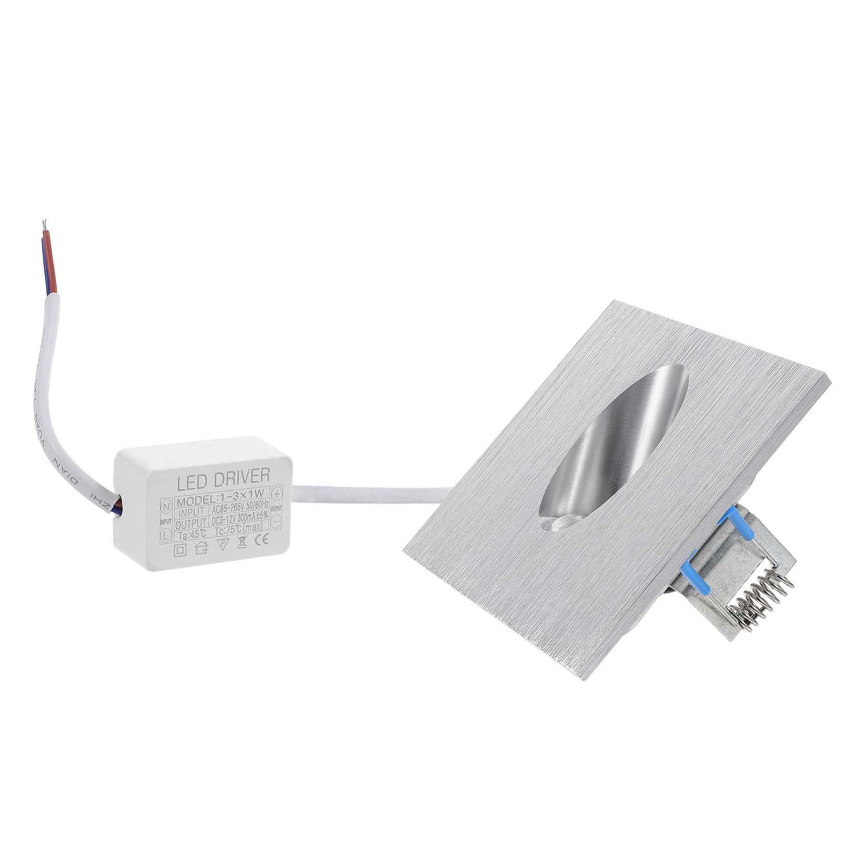 DIYEAH Stair Light Led Square Led Stair Light Wall Mouted for Staircase Hallway Basement (Aluminum 6000-6500k