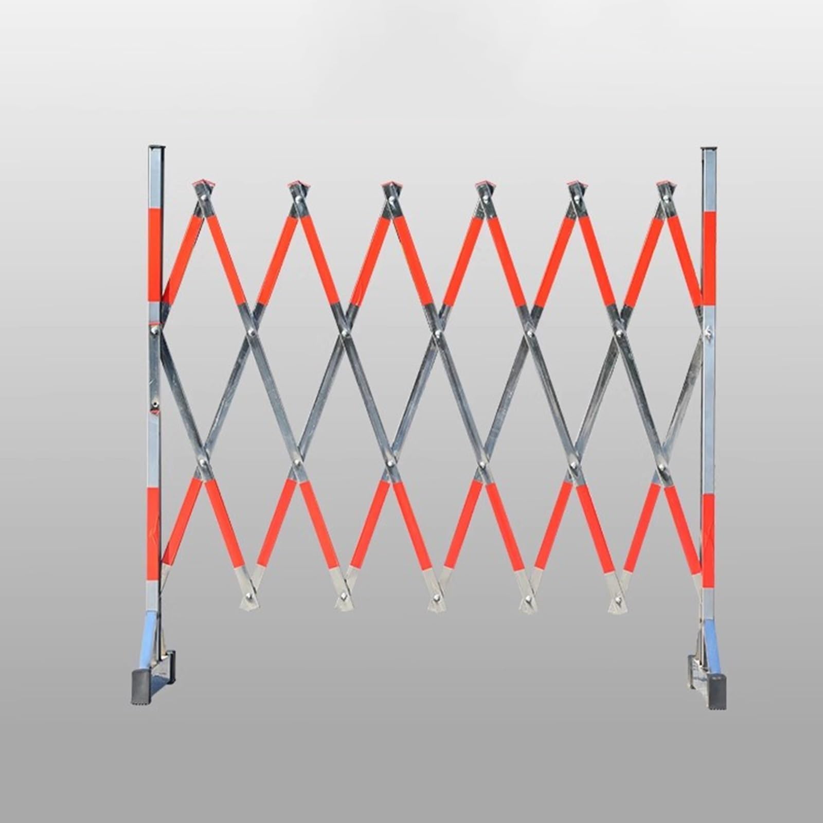Clôture de sécurité rétractable en acier inoxydable avec roulettes mobiles