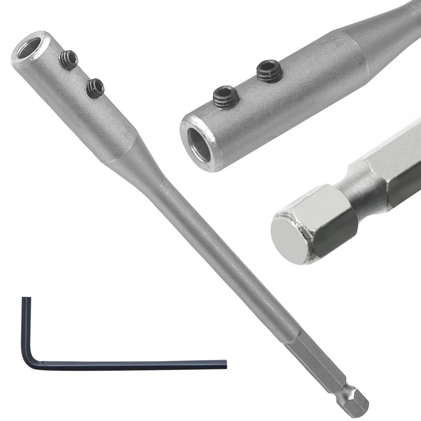 Irfhdcx One Color Drill Bit Extension 150Mm Drill Extension Rod 1/4" Hex Shank Screwdriver Bit Holder For Electric Woodworking Power Tool