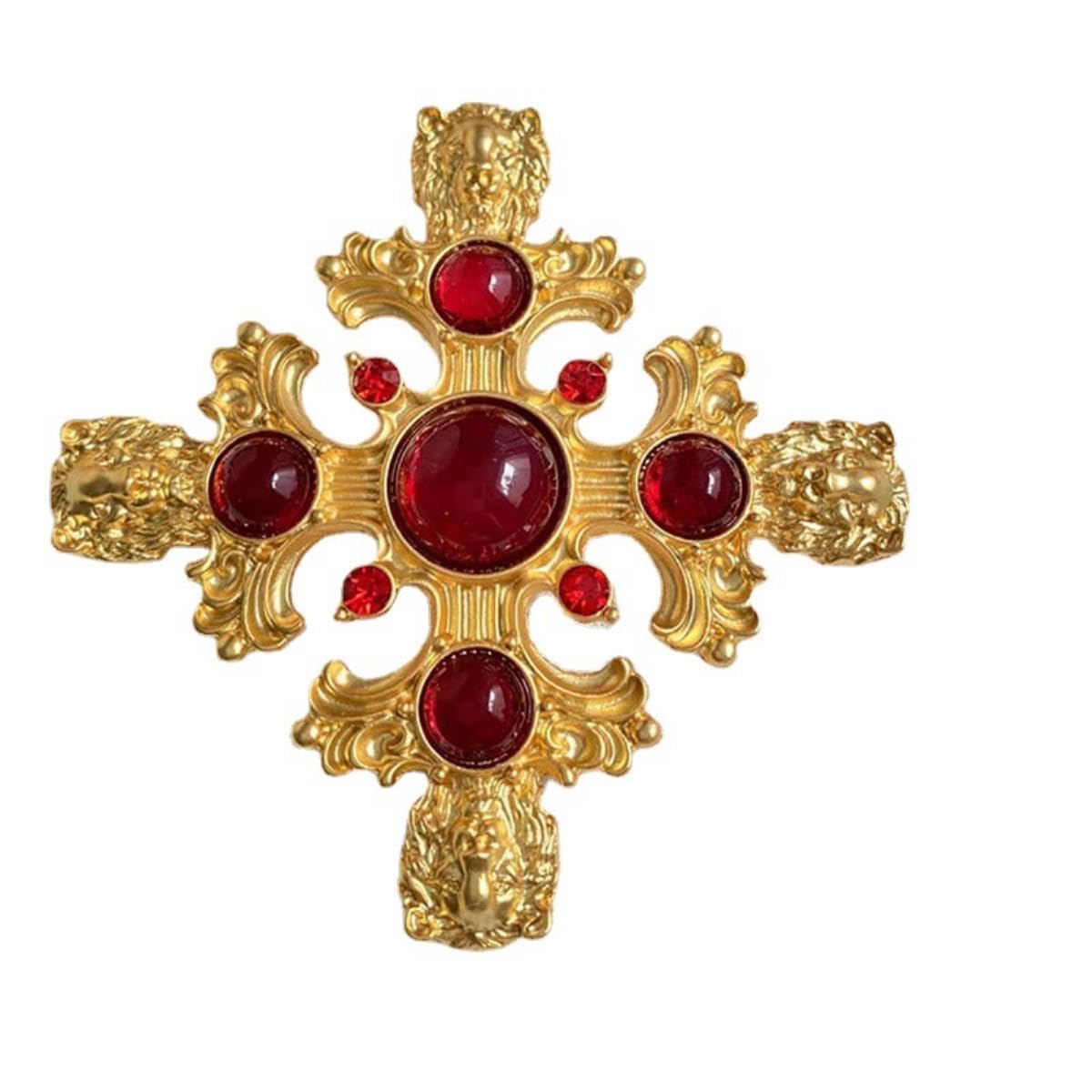 Spilla Donna Con Strass ZEPIQOR - Design Elegante Vintage Per Giacca O Vestito - Foto 2