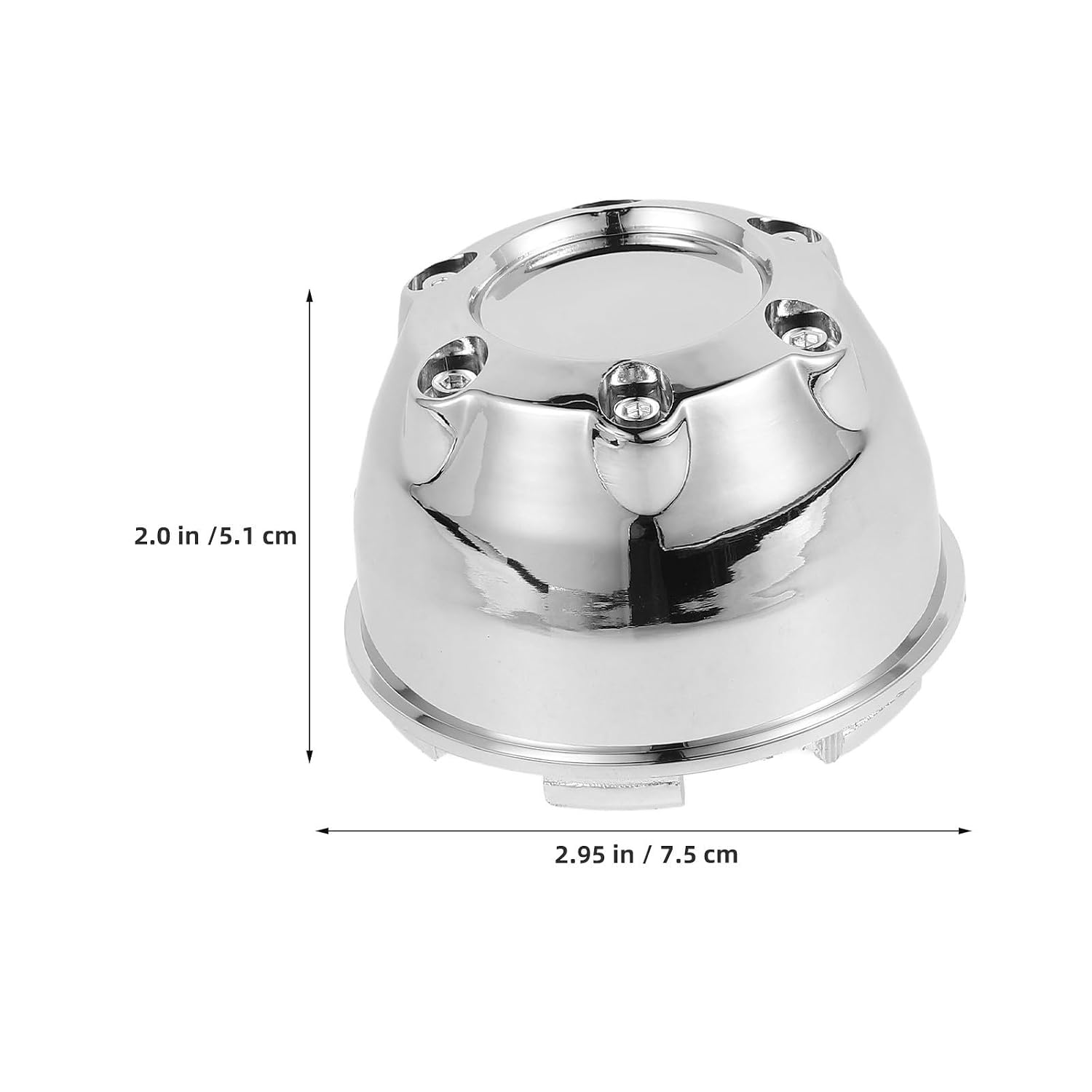 YARNOW 4pcs Plastic Wheel Lug Nut Covers for Car and ATV Wheels, Dustproof Design with Easy Installation, Metallic Finish Hub Caps for Outdoor Adventures and Offroad Vehicles Protection