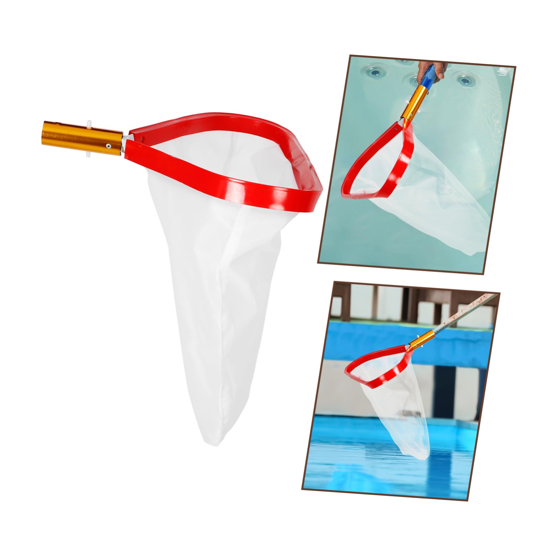Hoja De Red Piscina Skimmer Net Piscina Limpiador Tanque De Peces De Red Piscina Accesorios Piscina De Seguridad Piscinas Suministros De Limpieza Cuchara De Red Piscina De Malla