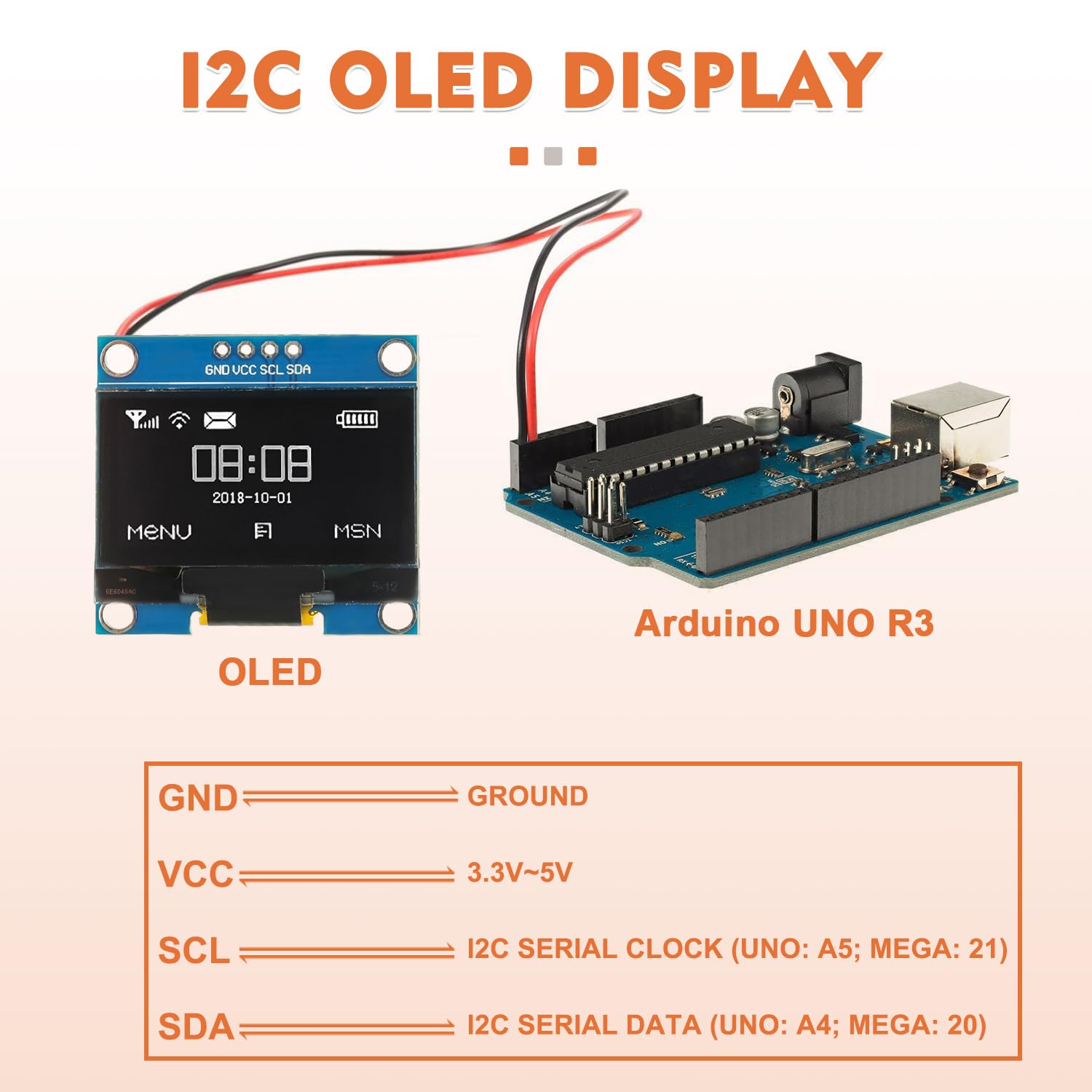 OLED Modul 1,3 Zoll LCD LED Bildschirm Weiß/Blau 128 x 64 SSD1306 SH1106 OLED Modul 1,3 Zoll LCD LED Bildschirm Weiß/Blau 128 x 64 SSD1306 SH1106