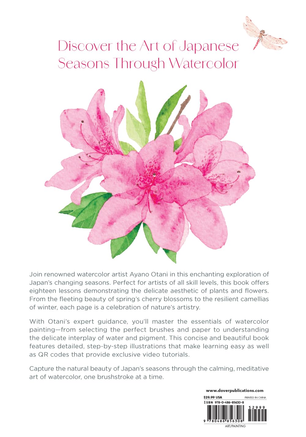 Japanese Watercolor: Floral & Botanical Techniques: 18 Step-by-Step Lessons with How-to Videos