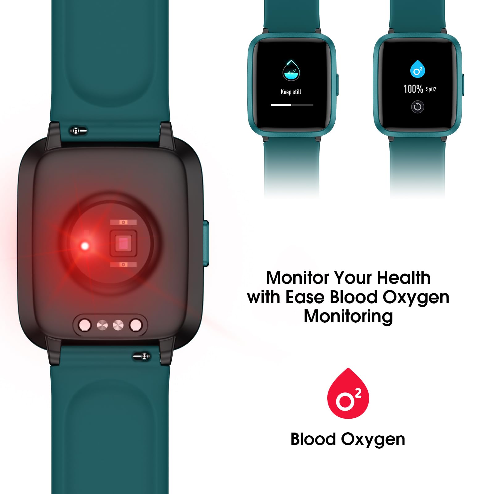 EURANS Smart Watch 41mm, Full Touchscreen Smartwatch