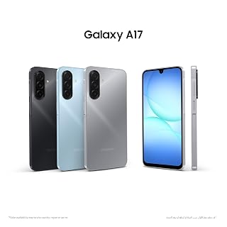 صورة موبايل ذكي سامسونج جالاكسي A17 LTE – ذاكرة تخزين 256 جيجابايت مع 8 جيجا رام وشاشة كبيرة وكاميرا 50 ميجابكسل بمثبت بصري (أسود - إصدار محلي)