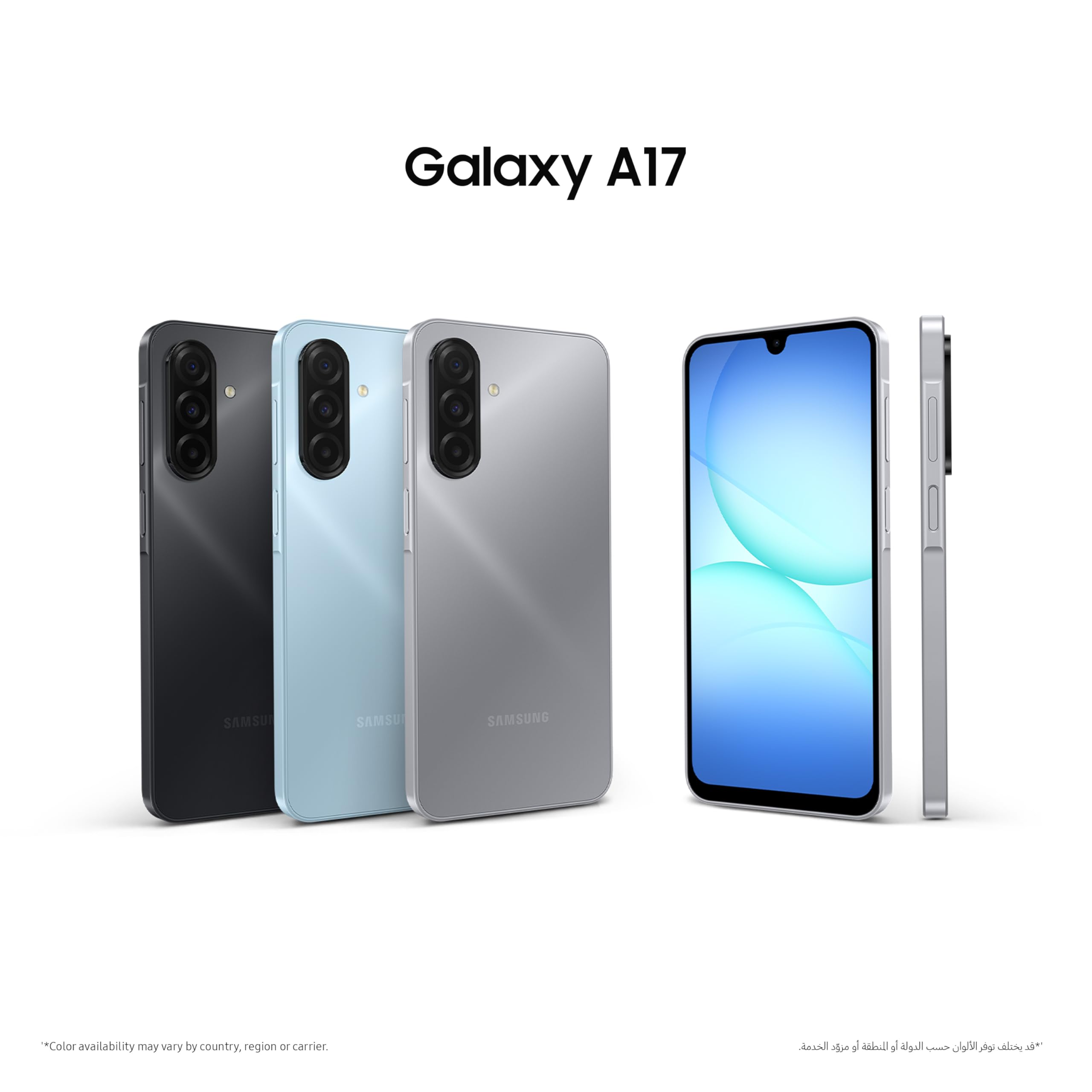 Samsung Galaxy A17 LTE, Dual SIM, 128 GB z możliwością rozszerzenia do 2 TB, smartfon, Android 14, 4 GB RAM, Exynos, 6,7 cala AMOLED, 1080 x 2220, 90 Hz (czarny)
