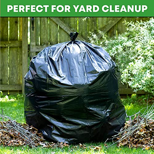Image of 33 Gallon Trash Bags - Heavy Duty Black Garbage Bags, Upgraded Version Large Trash Bag Can Liners 32 inchx39 inchInch, 30 Gallon - 32 Gallon - 35 Gallon Trash Bags (60 Count)