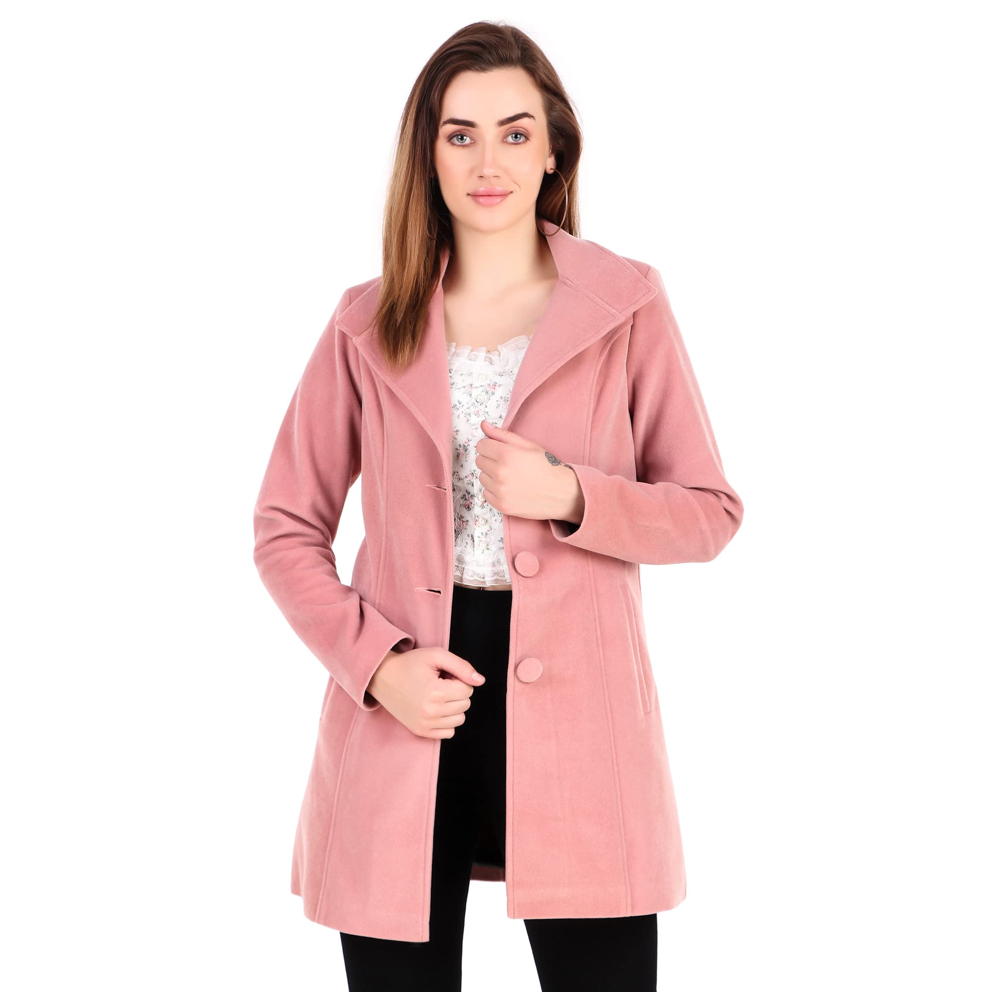 MUTEMELong Winter Wear Velvet Jacket For Women