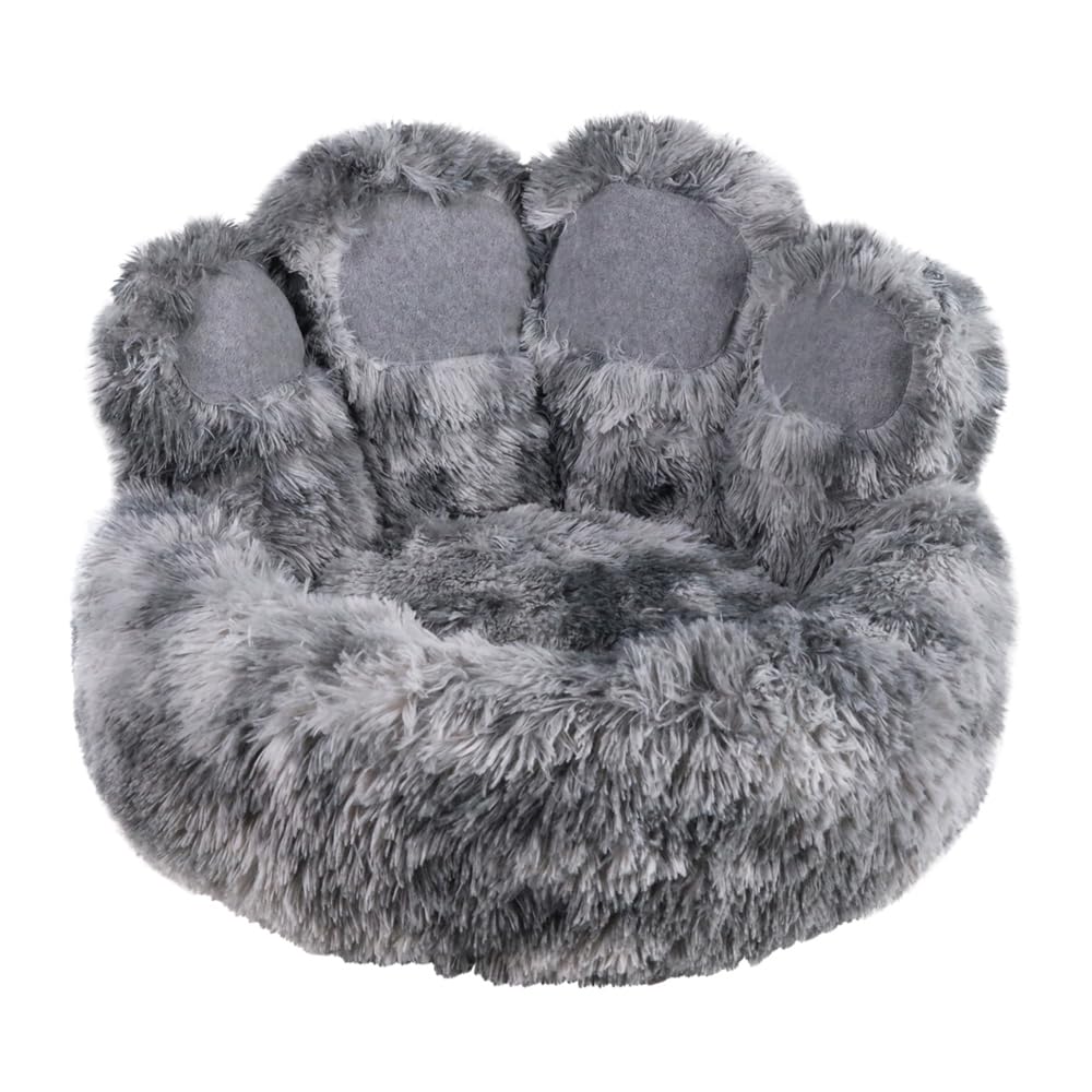 Nobby 61941 Komfortbett rund Paw grau Ø 90 x 24 cm / 45 cm