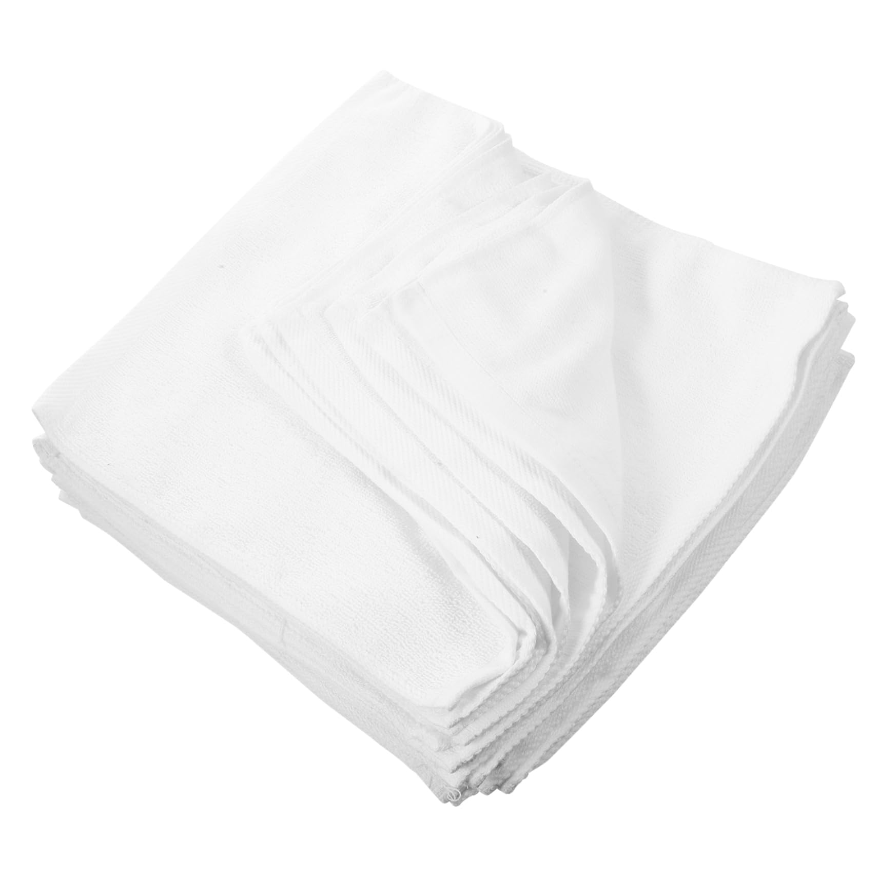 Serviette carrée blanche coton anti-gaspillage pour essuie-mains