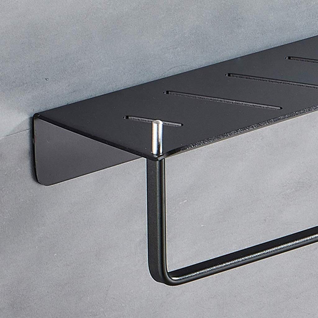 Estante De baño Almacenamiento De baño, Estante De baño Estante De Ducha con Barra para Toallas para Soporte Estante De Cocina Organizador De Almacenamiento Cesta De Almacenamiento De Monta