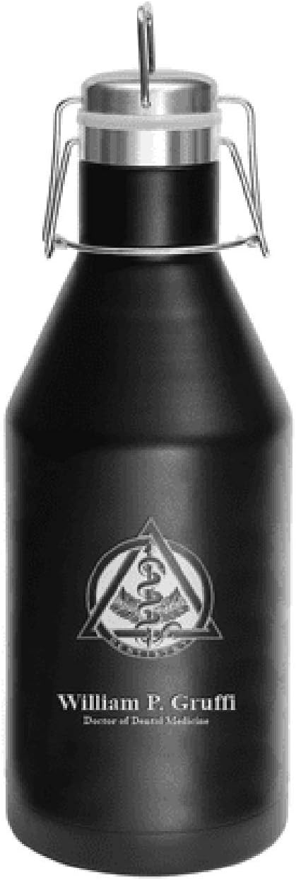 Executive Gift Shoppe | Dentist Emblem Personalized 64 Ounce Growler