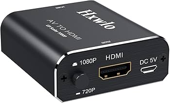 Amazon | RCA to HDMI 変換コンバーター アルミ合金製 AV to HDMI 変換