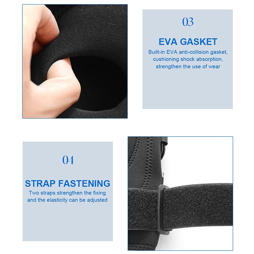 Kniebandage Tragen Sie den Knieschutzpolster for Arthritis-Hülsenschutz-Trägerstütze Knee Support