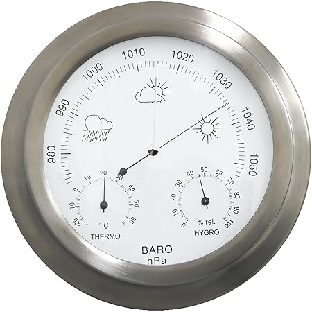 Sputnik Weather station Art Deco Barometer - Thermometer - - Catawiki