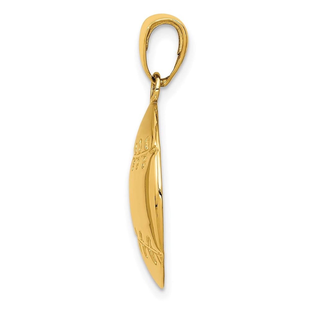 Amazon.com: Jewelry Stores Network 14k Yellow Gold Polished
