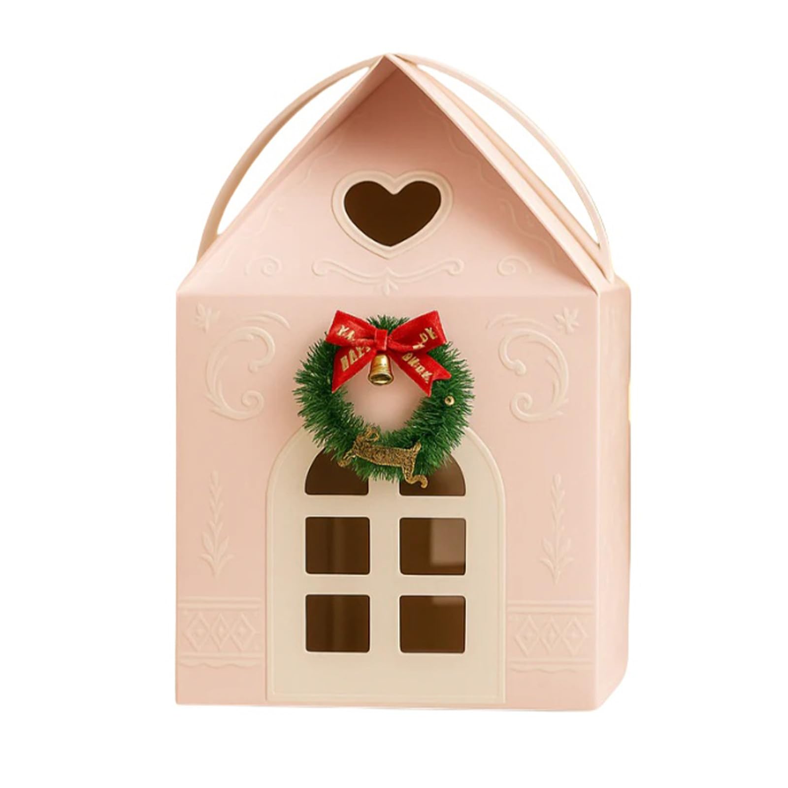 Holiday Home Deluxe Box, Red Christmas Cottage Luxury Housewarming Presents & Seasonal Celebration Box Holiday Decor Wonderland Cabin Design Festive Present Packaging Home Shelf Display Decor