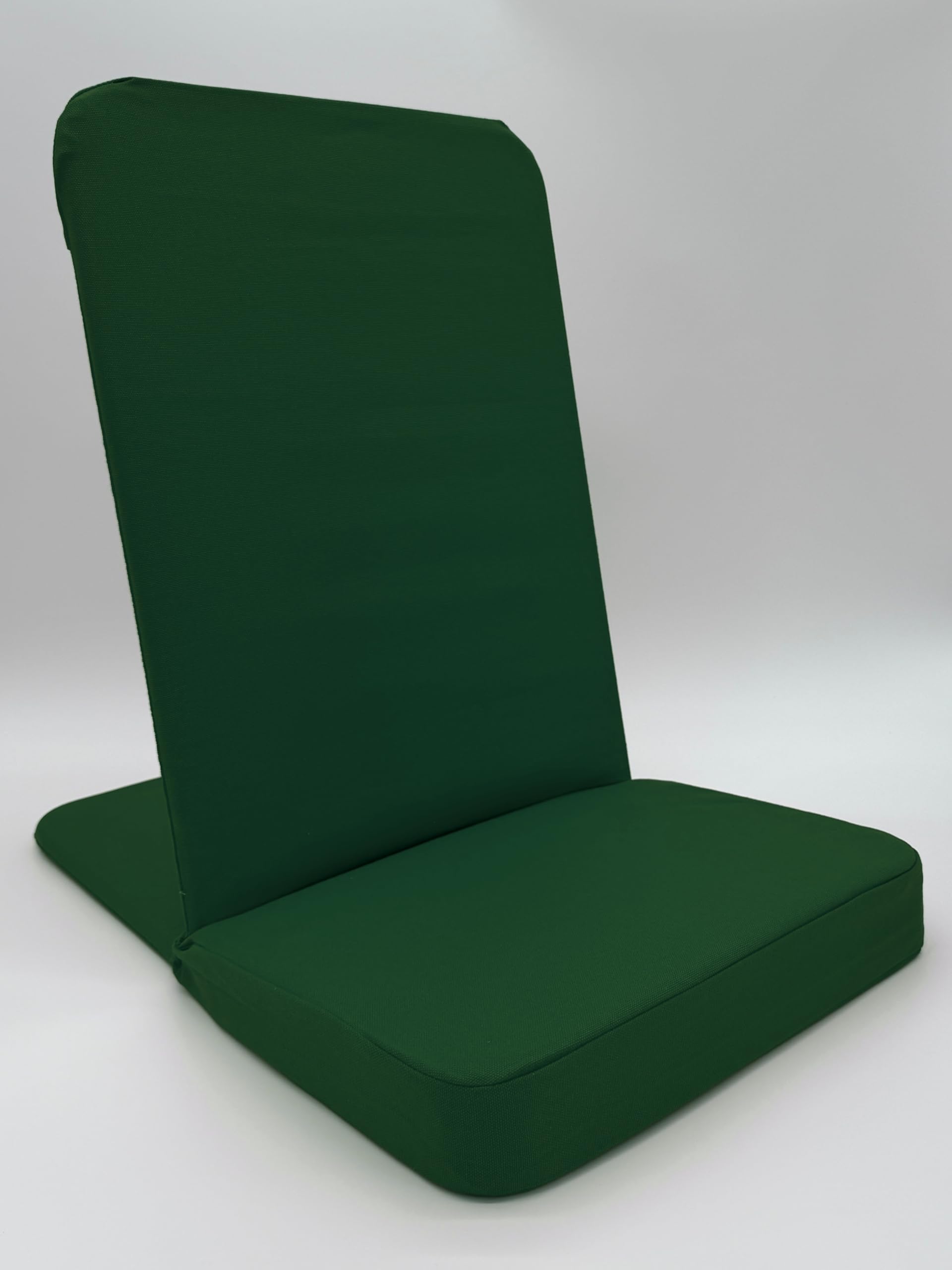 Original BackJack-Made in THE USA- Folding Forest Cotton Fabric Lightweight Floor Seating Chair for Gaming, Families, Parents, Daycare, Back Support, Reading, Yoga, Meditation, Dorm