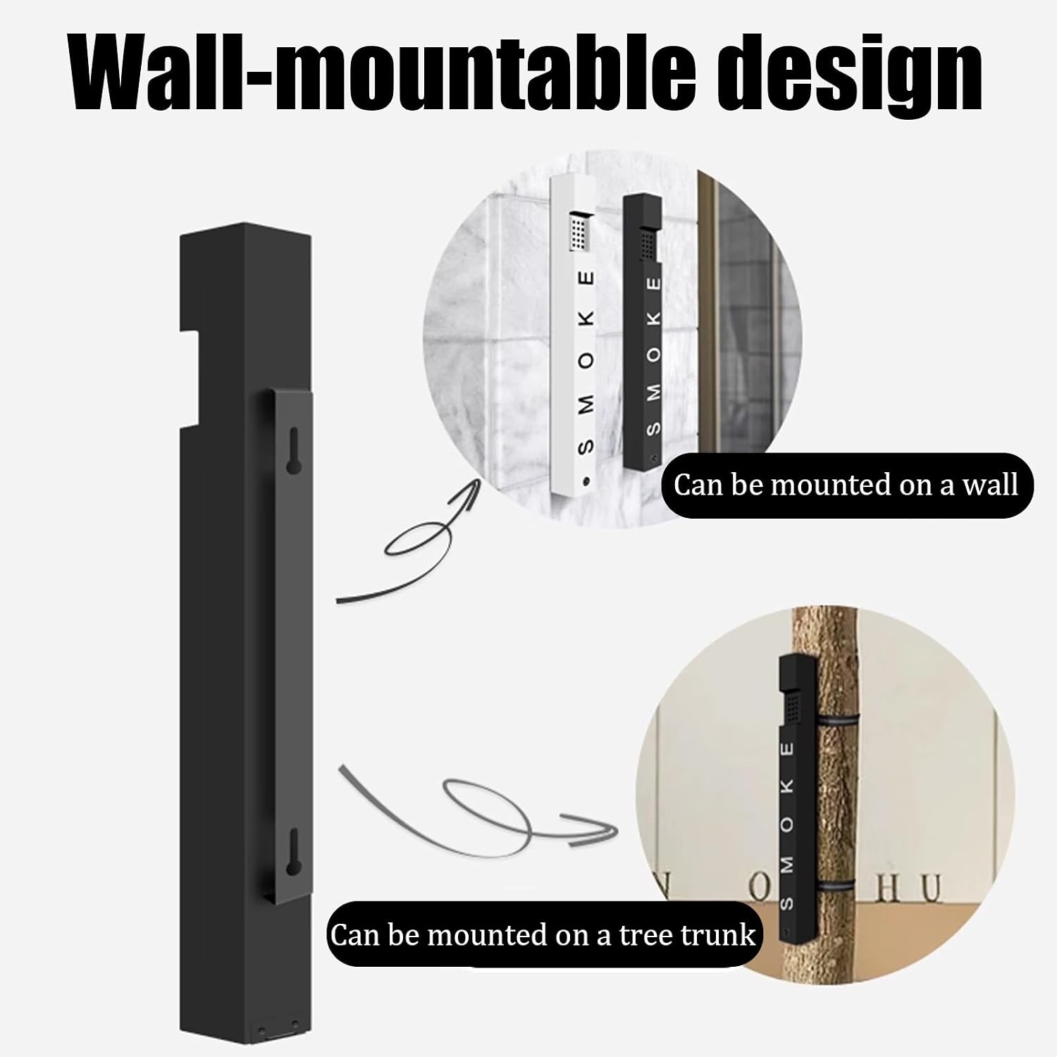 Wall Standing Ashtray, Square Stainless Steel Ashtray, Wall Cigarette Disposal Outdoor, Commercial Cigarette Butt Container,Smokers Outpost For Patio, Office, Bars(Green)