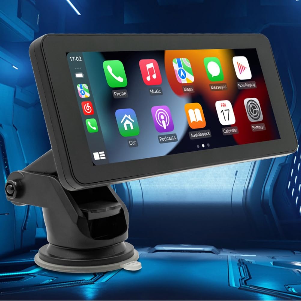 Pantalla TáCtil para AutomóVil de 6.86 Pulgadas con BotóN InaláMbrico CarPlay Android Auto Car Radio PortáTil Bluetooth MP5 Multimedia Host