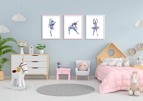 Miniatura 6 de Impresiones de ballet en acuarela, bailarinas, arte de pared para mujer, decoración de baile, habitación de niñas, decoración de dormitorio, póster