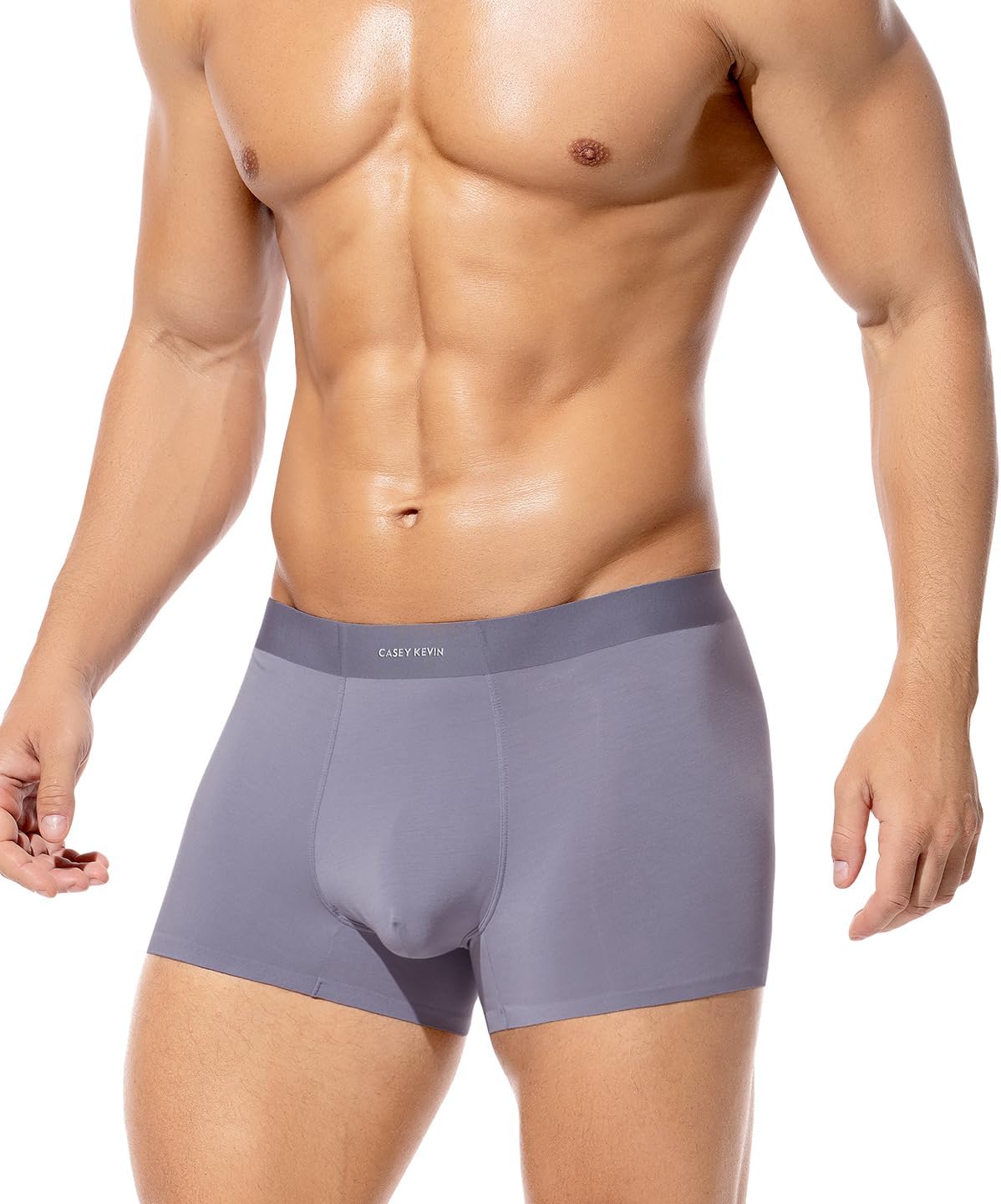 Casey Kevin Men's Trunks Soft Breathable Modal Underwear Seamless Moisture-Wicking Comfort Underpants for Men