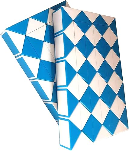 Miniatura 9 de TANCH Juego de 2 cubos mágicos de serpiente de 36 etapas, rompecabezas, cubos de velocidad, juguetes para niños, color al azar (36 bloques)