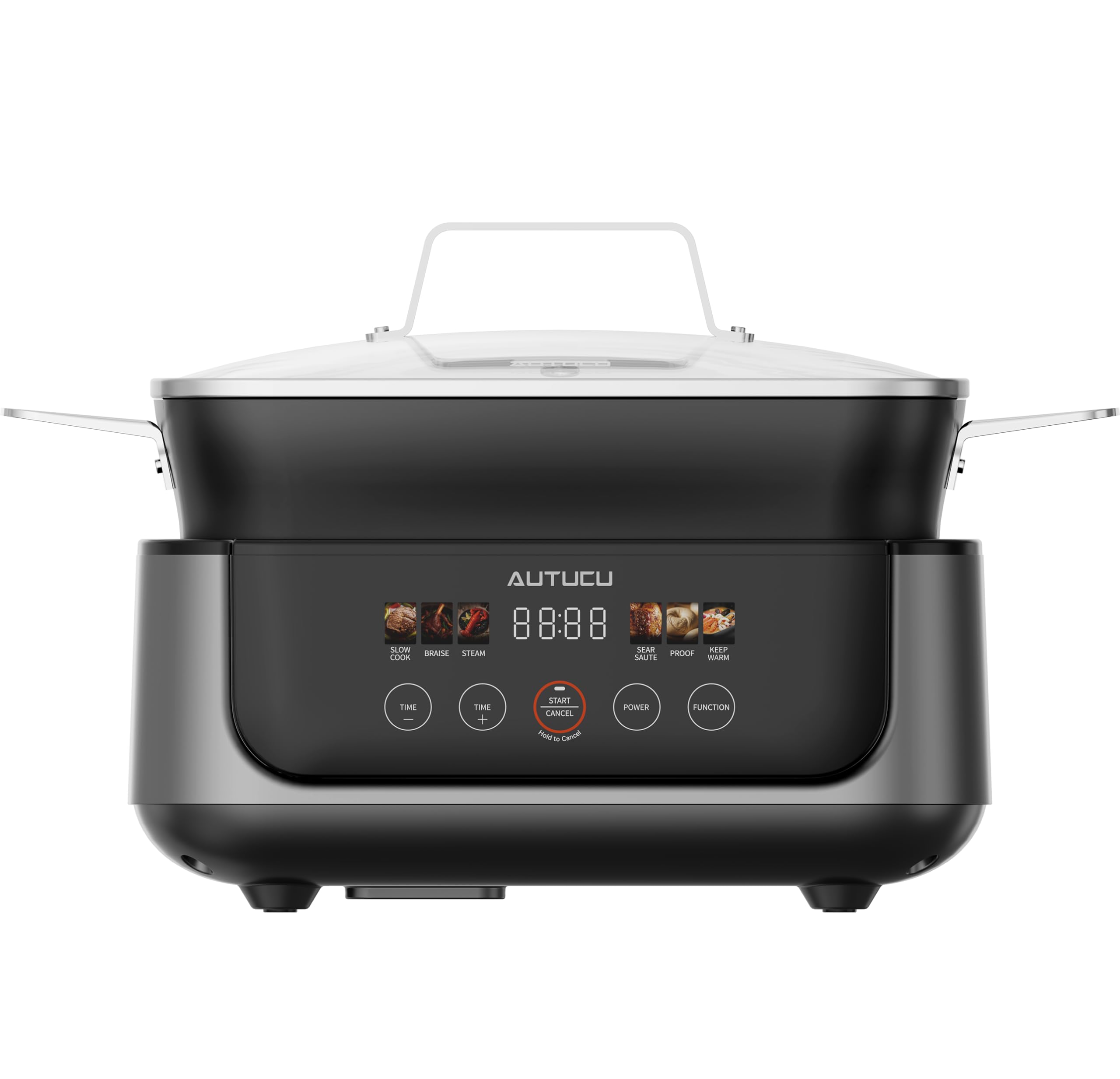 récupération Auto Cooker ブラック Amazon.com: Slow Cooker 7 Quart | Programmable Multi-Cooker PFOA