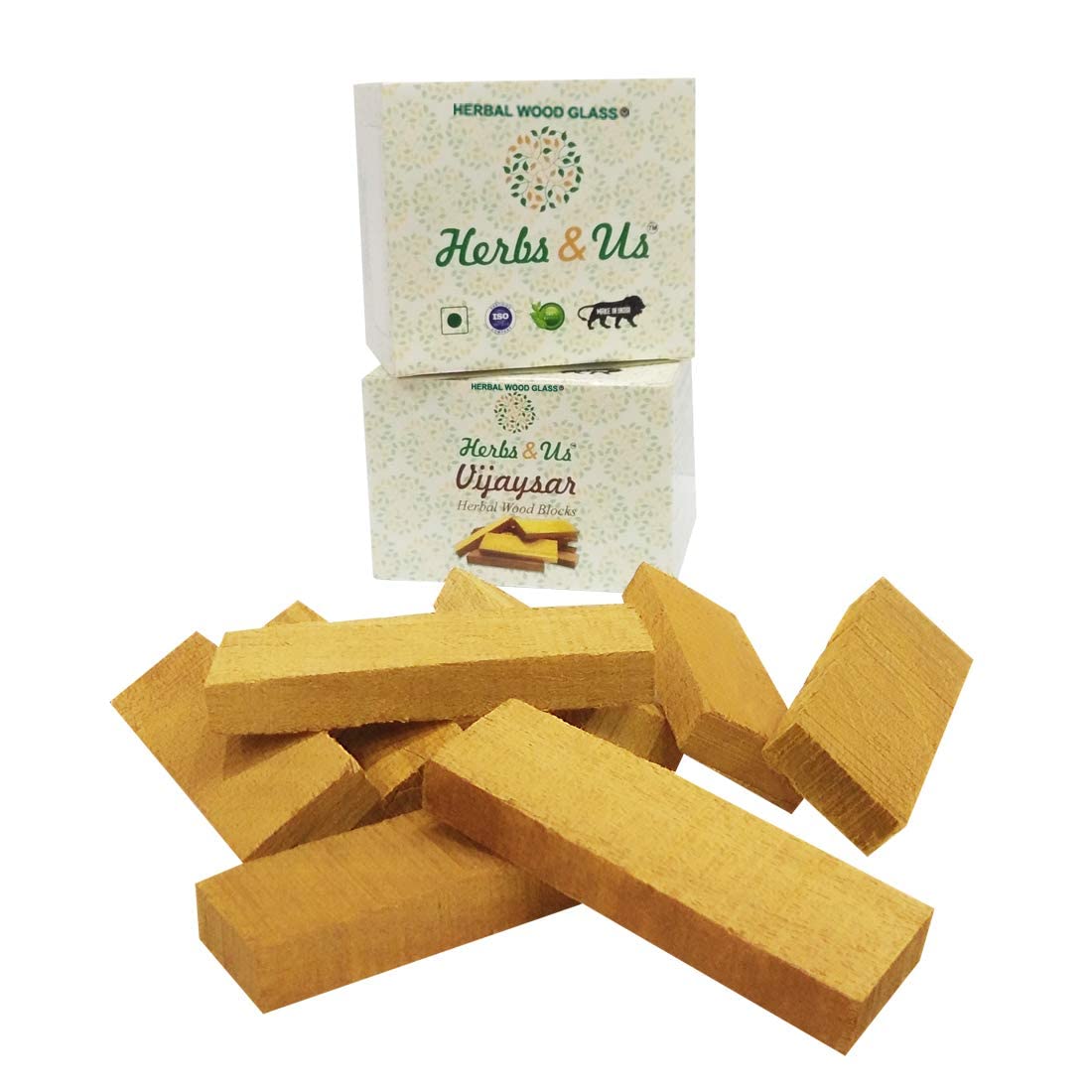 Herbs & Us | Vijaysar Herbal Wood Blocks | Vijaysar ki Lakdi | Vijaysar Bark | Pack of 2 (B0C6H18LZS) Amazon Price History, Amazon Price Tracker