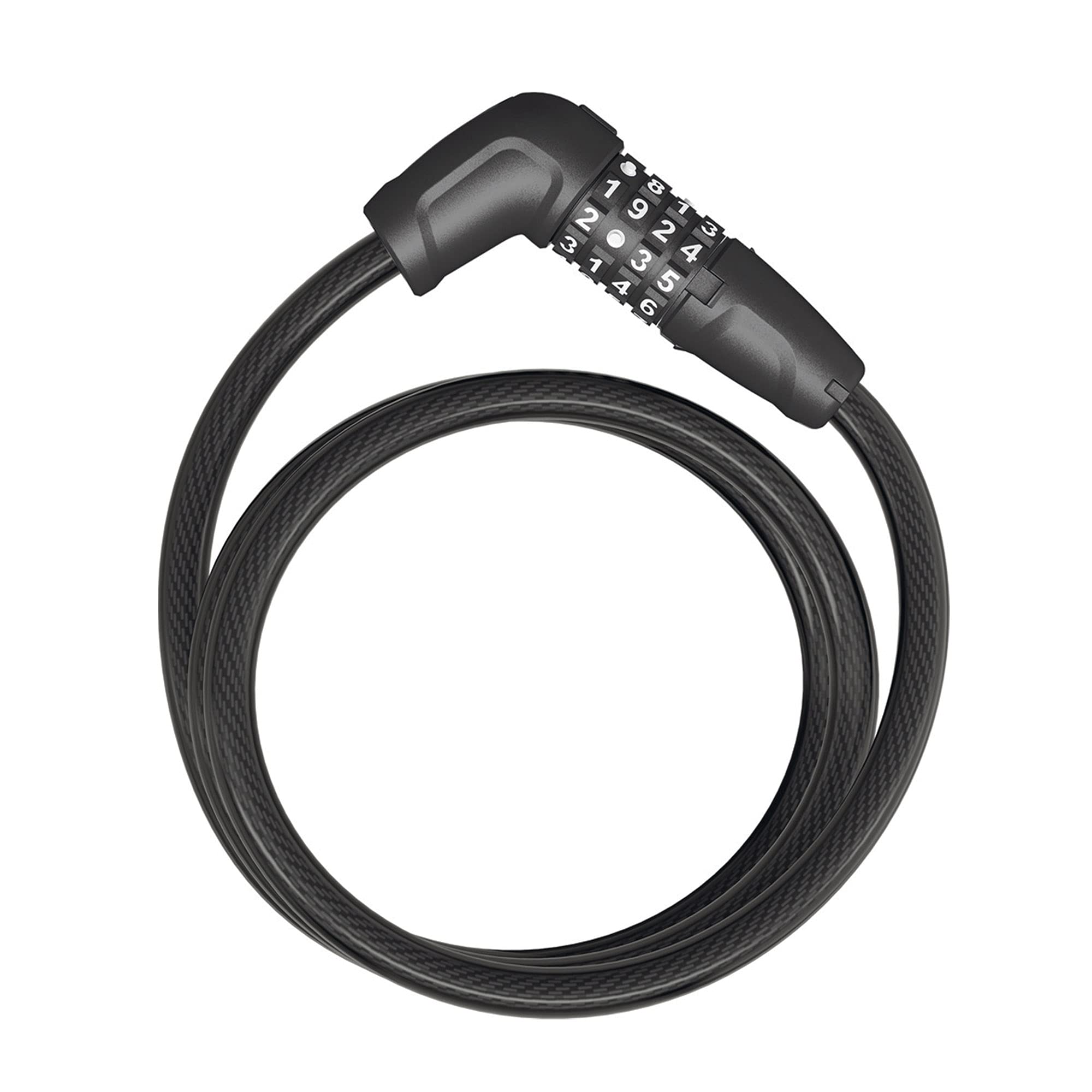 ABUScable lock Tresor 6412C and SCLL Bracket, Combination Lock, Individually Adjustable, Steel Cable with Plastic Coating, ABUS Security Level 4