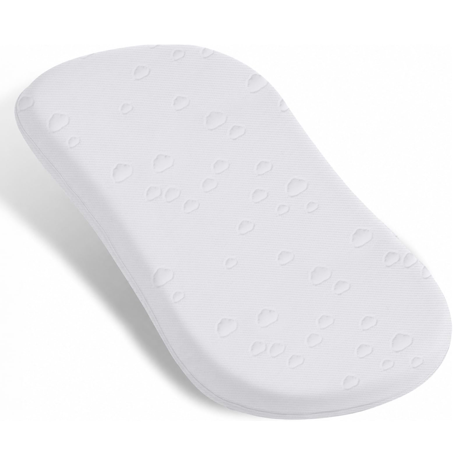 Bassinet Mattress Pad, 30" x 18" x 2" Dual Layer Memory and High Density Foam Mattress, Waterproof Breathable Soft Cover Fit for Halo Bassinest, Swivel/Flex/Glide/Premiere/Luxe Series Sleeper