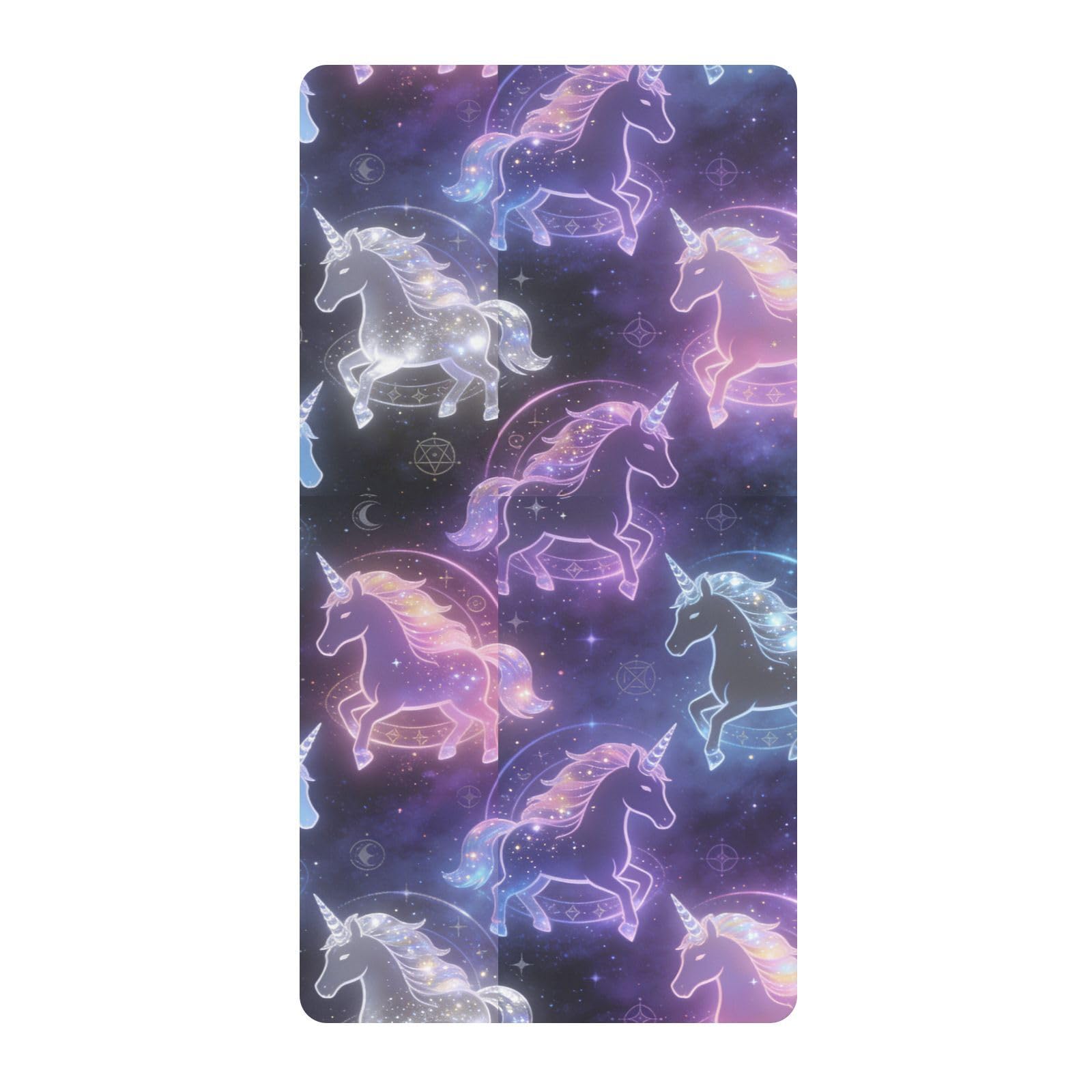 Drap de berceau coton doux galaxie pour lit de bébé mixte