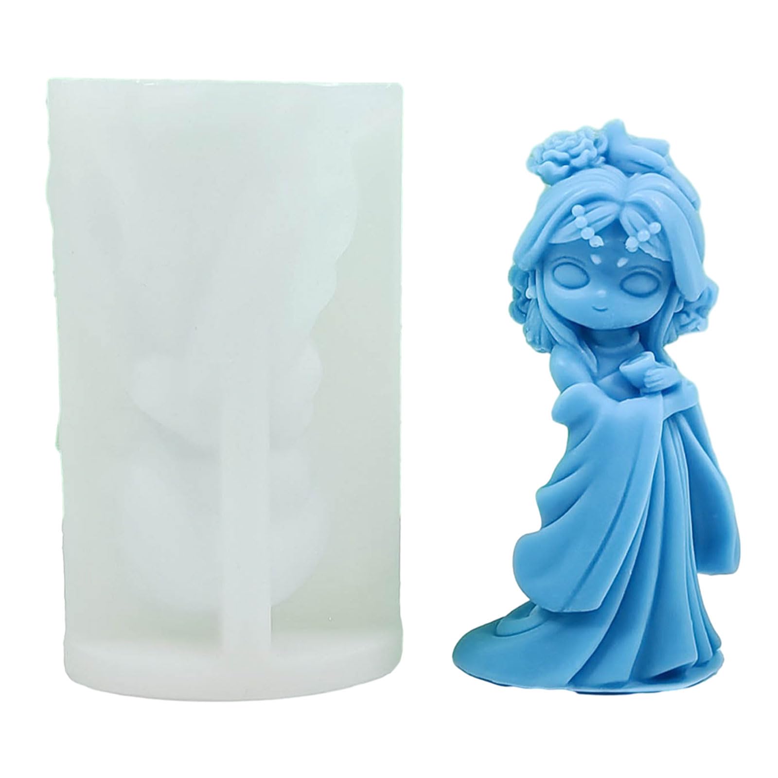 hogtnd Ancient Silicone Candle Molds, Food Grade Silicone Mould, Easy Demoling for Resin Casting, Candle Soap Making, Silicone Resin Molds