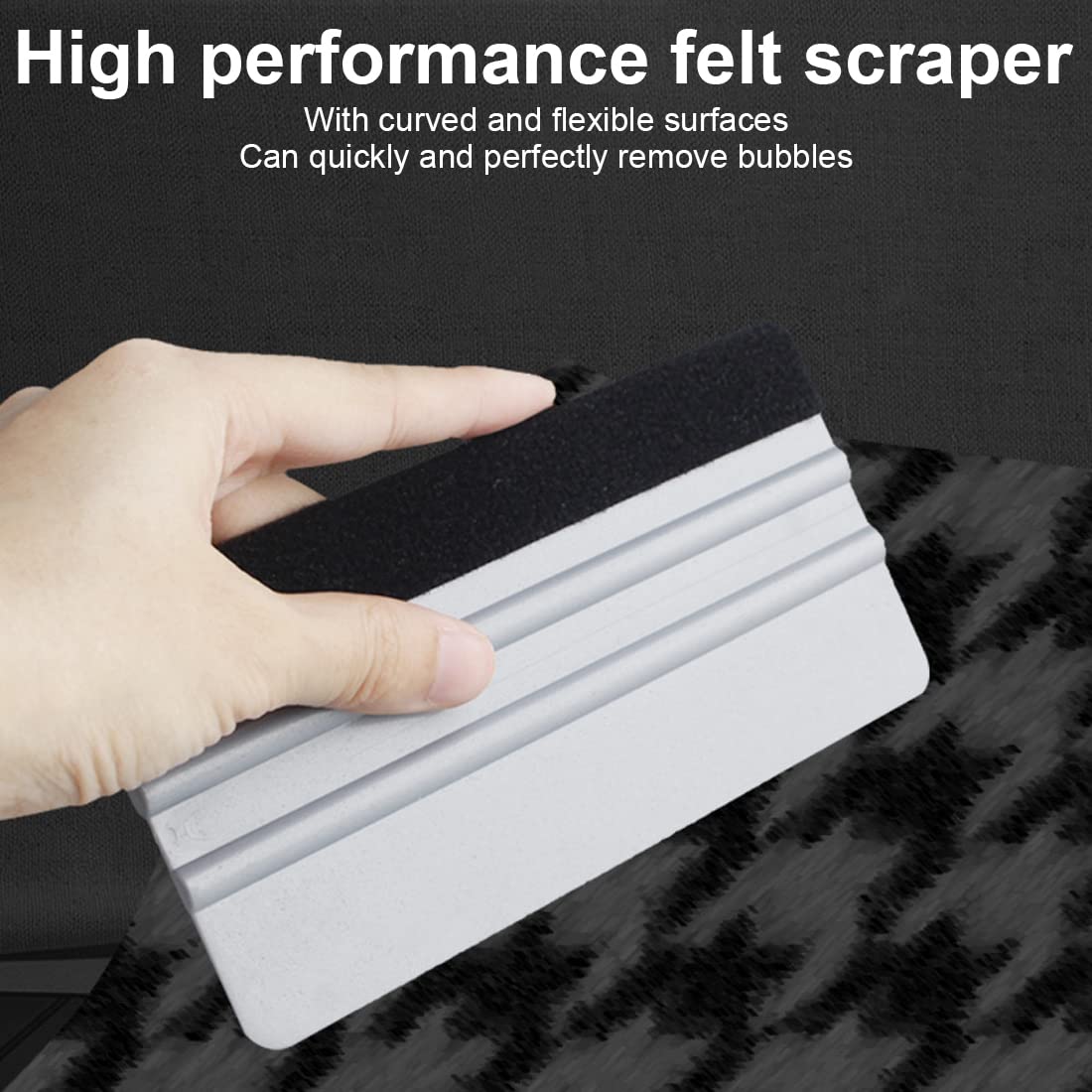 Ehdis Kit De Raclettes Accessoires Voiture, Avec Raclette En Feutre