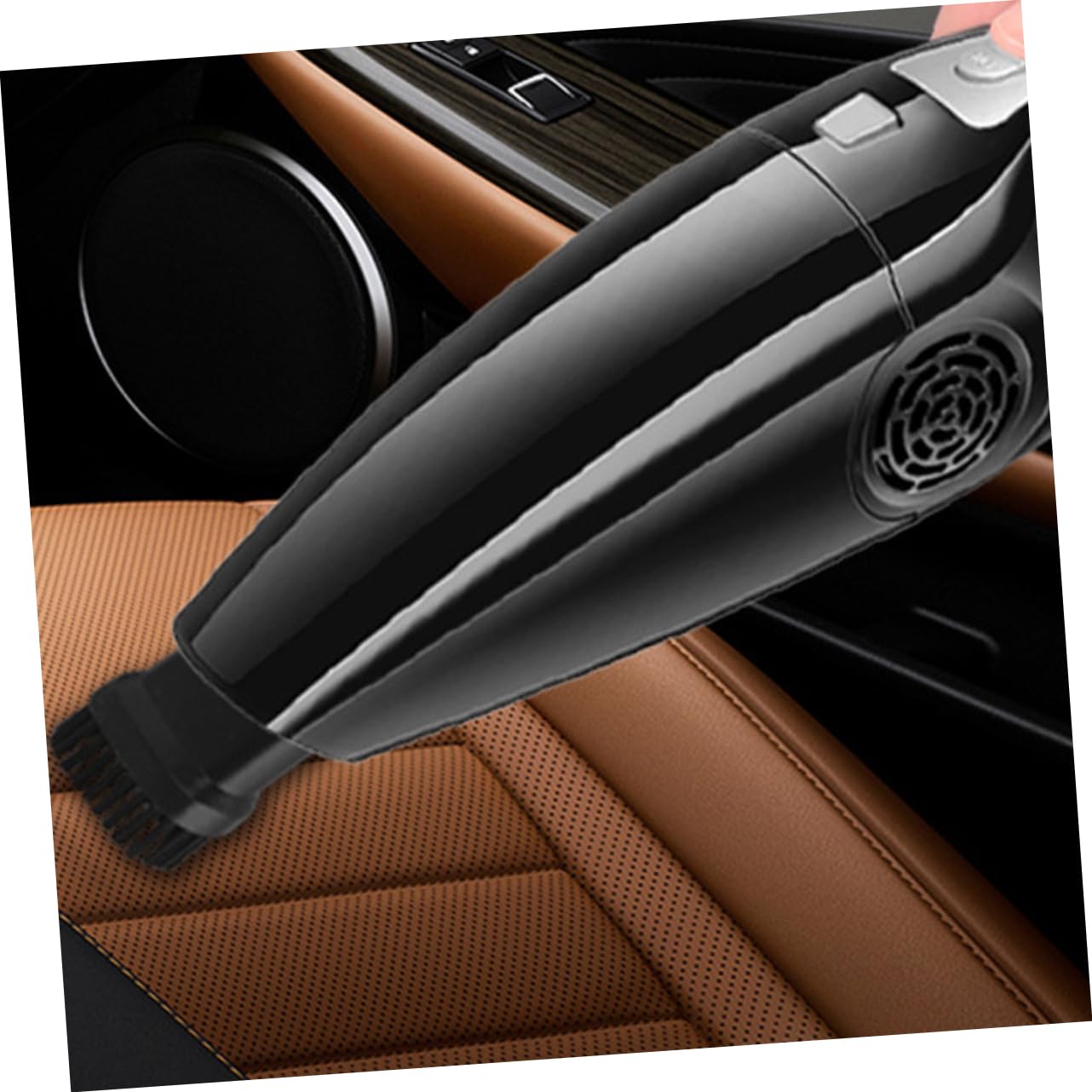 FUNOMOCYA Handheld Car Vacuum Cleaner 120w Portable Mini Dry Wet for Car Seat Quick Clean