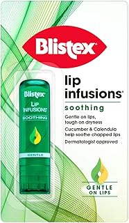 Lip Infusions Soothing Lip Balm, with Cucumber and Calendula, Multipack of 12