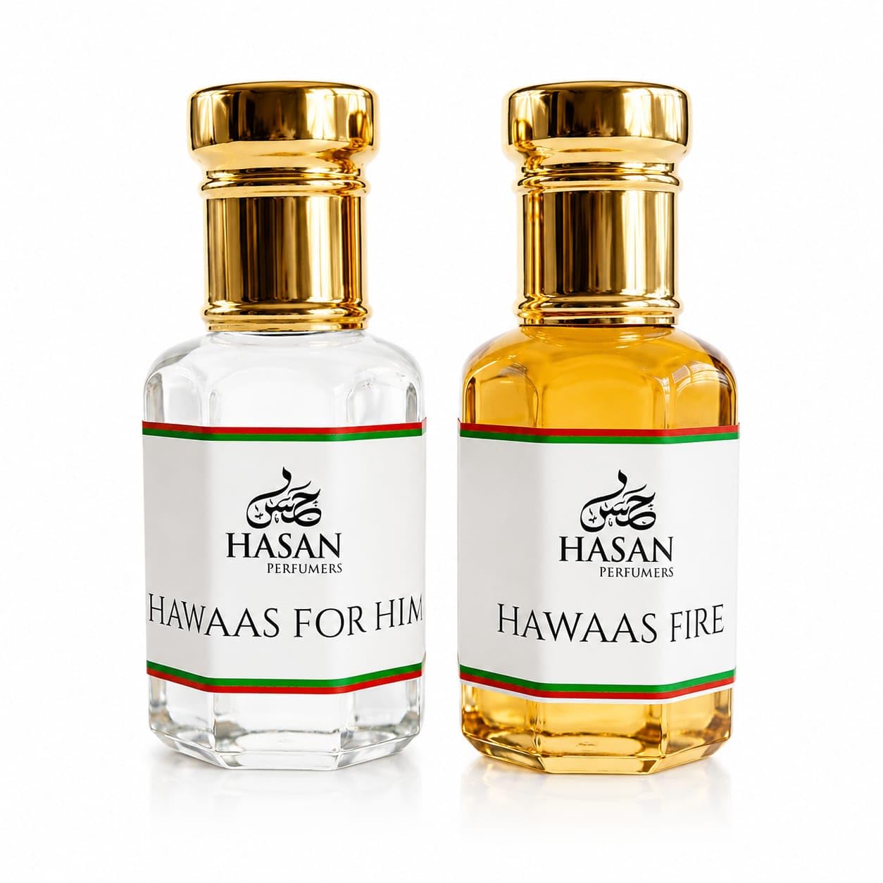 HASAN Hawas Fire & Hawas For Him Attar Combo for Men | Non Alcoholic Perfume Oil | Spicy Woody & Fresh Aquatic | Long Lasting Attar Set-image-6